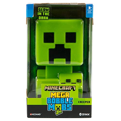 Minecraft 2297 Jinx Creeper Mega Bobble Mob Standard, Multicolor