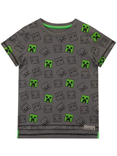 Minecraft - Camiseta para niño 11-12 Años