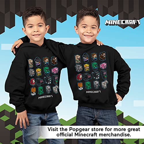 Minecraft Mini Mobs Niños Sudadera con Capucha Negro 158