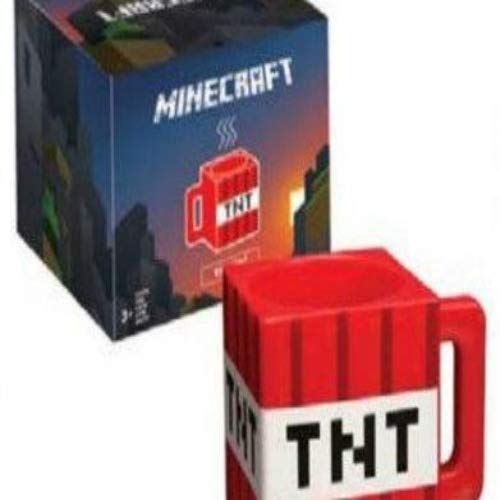 Minecraft taza Block, 290 milliliters, plástico, Multicolor