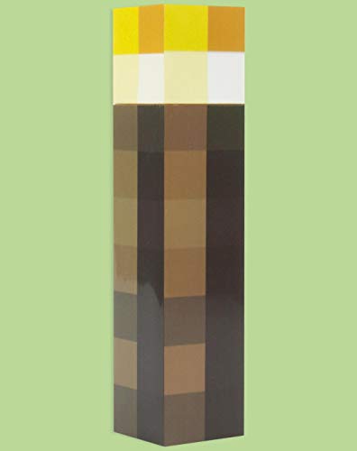 Minecraft Torch 22oz Kids Botella de agua con tapa de tornillo de plástico