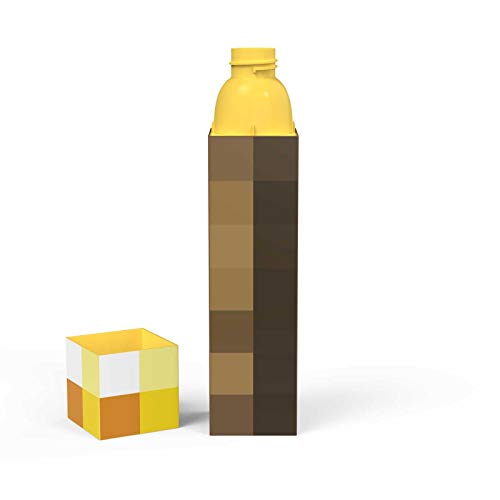 Minecraft Torch 22oz Kids Botella de agua con tapa de tornillo de plástico