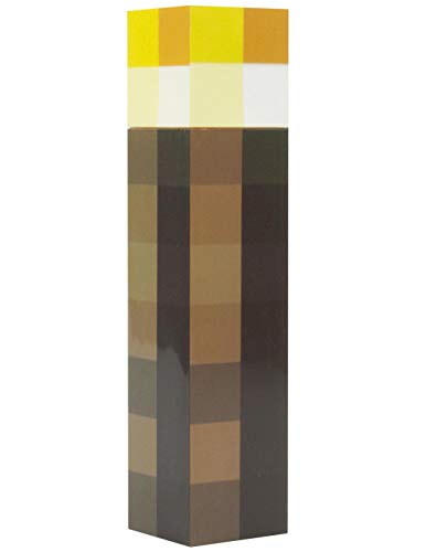 Minecraft Torch 22oz Kids Botella de agua con tapa de tornillo de plástico