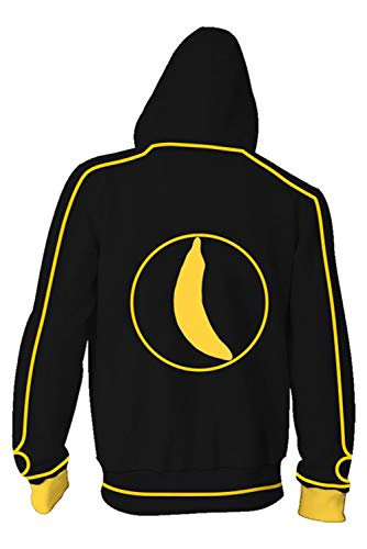 MingoTor Hombre Mujer para My Friend Freund Pedro Zip Up Sudadera con Capucha Cremallera Sweatshirt Pulóver Hoodie 3D Unisexo