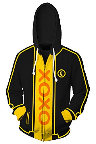 MingoTor Hombre Mujer para My Friend Freund Pedro Zip Up Sudadera con Capucha Cremallera Sweatshirt Pulóver Hoodie 3D Unisexo