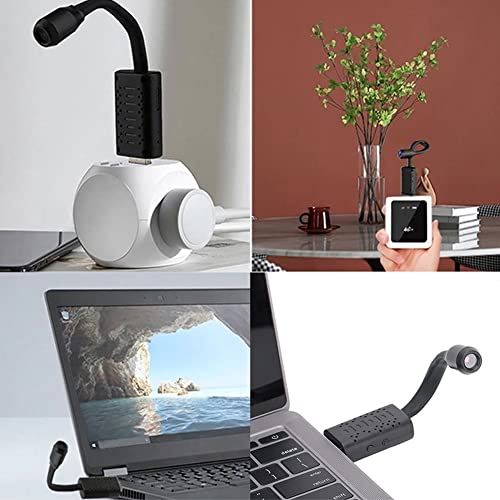 Mini Cámara con Manguera de Metal, Cámara Full HD con WiFi USB Mini Cámara, Cámara Oculta Portátil con Visión Nocturna en Condiciones de Poca luz y Detección de Movimiento, Detección Inteligente de IA