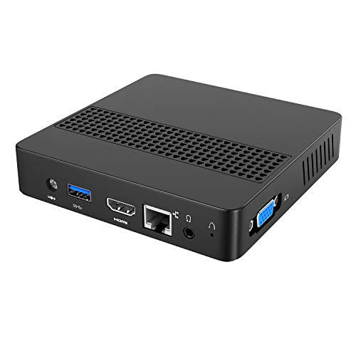 Mini PC, procesador Intel Celeron J3455 8 GB DDR4 / 64 GB eMMC Mini computadora de Escritorio con Windows 10 Pro, conexión HDMI y VGA, WiFi de Doble Banda, BT 4.2, 3 * USB 3.0, Soporte VESA…
