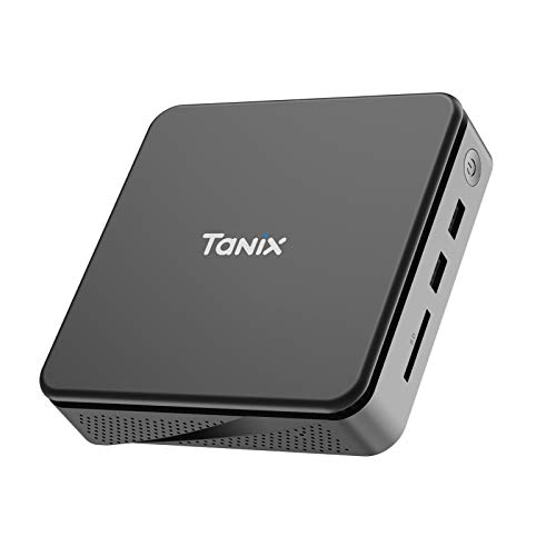 Mini PC Windows 10/Linux, Intel Atom X5-Z8350 HD Graphics Mini Computer 4GB DDR3/64GB eMMC Support 2.4/5G WiFi, BT 4.0, Gigabit Ethernet, HDMI/VGA Output