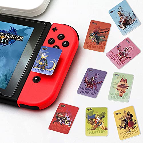 Mini Tarjeta NFC Monster Hunter Rise De 9 Piezas, Incluye: Palamute, Palico, Magnamalo, Compatible con Switch/Switch Lite