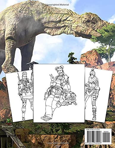 Mixigaming! - Apex Legends Unofficial Coloring Book: Exclusive Artistic Illustrations For Fans of All Ages Who Love This Game