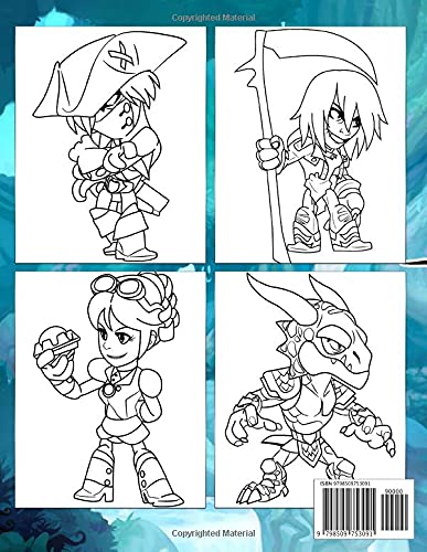 Mixigaming! - Brawlhalla Coloring Book: Amazing Gift For Fans Of Brawlhalla To Relax And Relieve Stress. Giving Plenty Of Illustrations