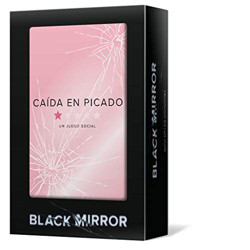 Mixlore- Other License Black Mirror Caída En Picado - Juego De Mesa En Español, Color Negro/Rosa, Talla Única (FPCBM01ES)