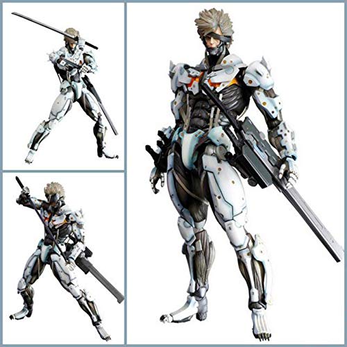 MizzZee Play Arts PA Game Metal Gear Rising Revengeance Metal Gear Solid The Phantom Pain Raiden/Jack Figura de acción colección Juguetes 28cm