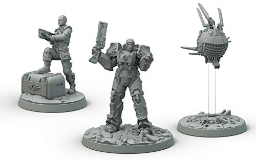Modiphius Entertainment Fallout: Wasteland Warfare- Brotherhood of Steel - Cade & Paladin Danse