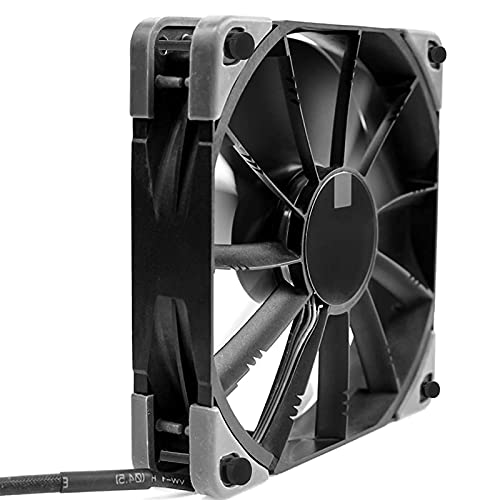 MoK 50 Piezas Tornillo del Ventilador de la Caja, Ventilador de PC Goma Antivibración, Soportes de Ventiladores de Caja de Goma, para Fanático del Estuche, Fan Los Sujetadores Anti Vibración