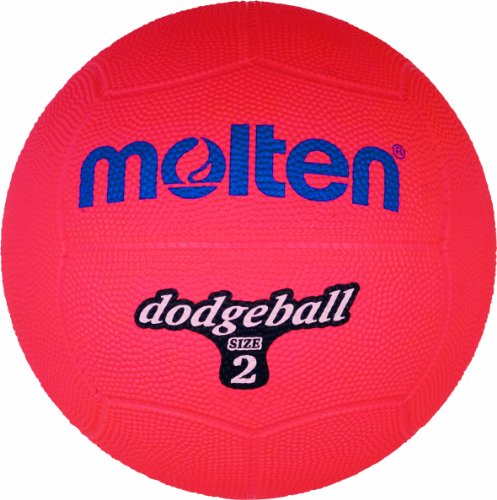 Molten DB2-R - Pelota de balón Prisionero, Color Rojo