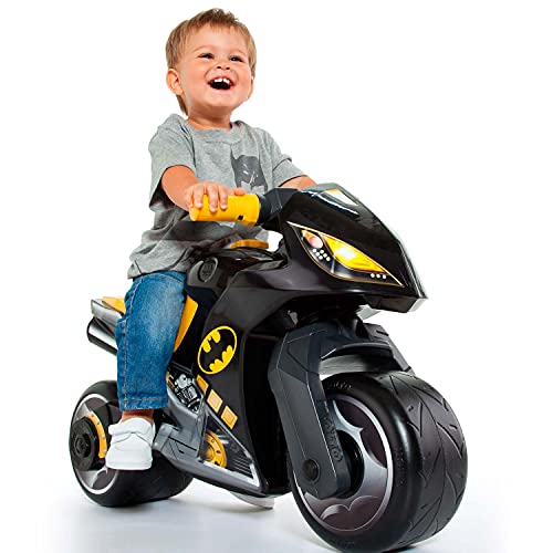 MOLTO | Moto Correpasillos Cross Batman | Moto Corre Pasillos para Todo Tipo de Terrenos | Juguetes Infantiles Seguros y Resistentes | Fomenta el Sano Desarrollo de Niños y Niñas | + 18 Meses
