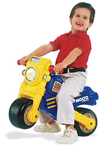 MOLTO | Moto Correpasillos Cross | Moto Corre Pasillos Todo Terreno | Juguetes Infantiles Seguros y Resistentes | Fomenta el Sano Desarrollo de Niños y Niñas | De 18 a 36 Meses