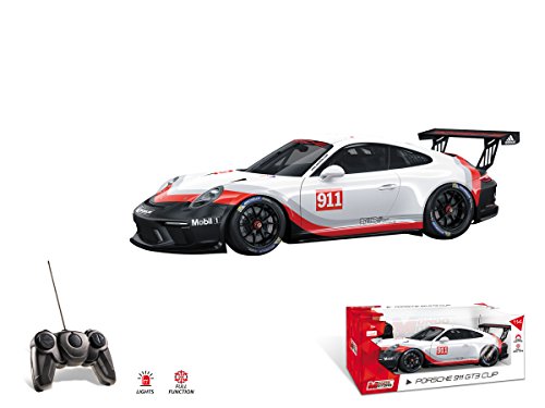 Mondo Motors, Porsche 911 GT3 Cup, Modelo en Escala 1: 14, hasta 10 km/h de Velocidad, Coche Juguete para niños 63530