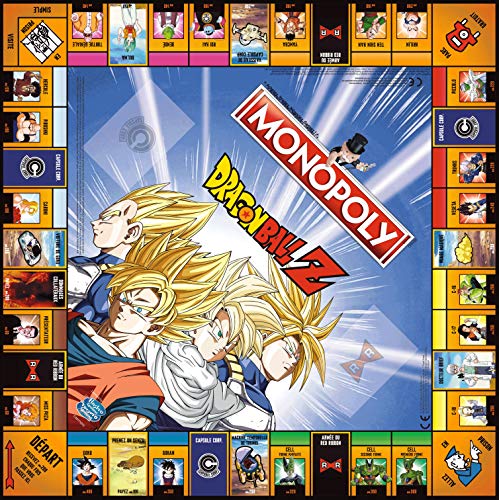 Monopoly Dragón Ball Z - Juego de Mesa (versión Francesa)