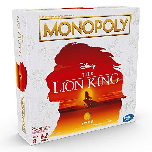 Monopoly Game Disney The Lion King Edition Family Board Game - English