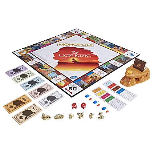 Monopoly Game Disney The Lion King Edition Family Board Game - English