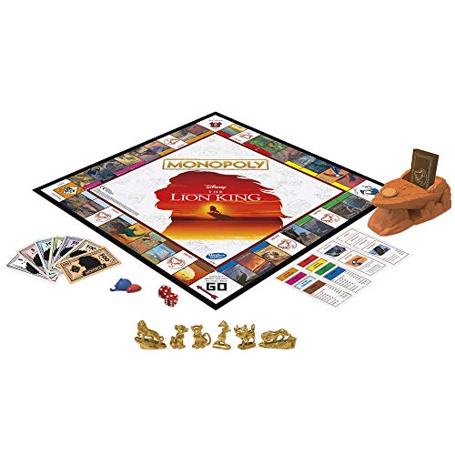 Monopoly Game Disney The Lion King Edition Family Board Game - English