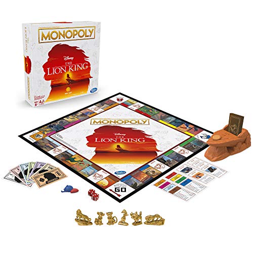 Monopoly Game Disney The Lion King Edition Family Board Game - English