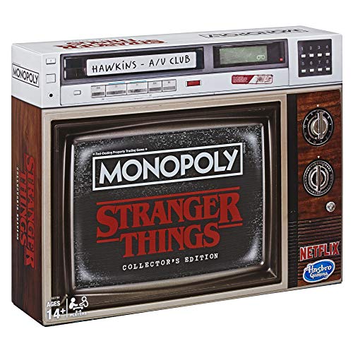 Monopoly Game Stranger Things Collector's Edition Board Game for Ages 14 & Up