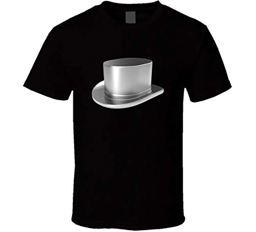 Monopoly Game Top Hat Token t-Shirt Board Games Games on-Line Apps