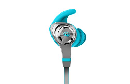 Monster iSport Intensity - Auriculares Deportivos Tipo In-Ear con Bluetooth, Color Azul