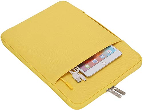 MOSISO Funda Blanda Compatible con MacBook Pro 16 2021 M1 Pro/M1 MAX A2485/2019-2020 A2141/Pro Retina 15 A1398,15-15,6 Pulgadas Portátil,Maletín Protectora Multifuncional Bolso,Amarillo