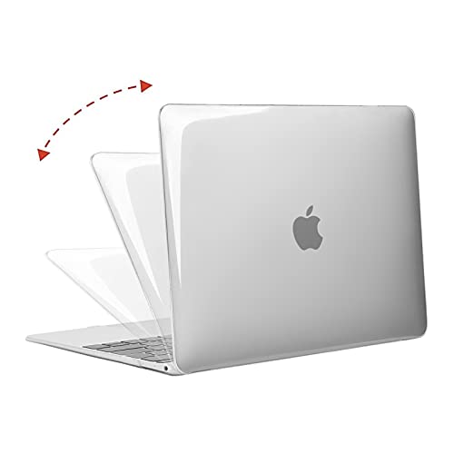 MOSISO Funda Dura Compatible con MacBook 12 Pulgadas Retina A1534 (Versión 2017/2016 / 2015), Ultra Delgado Carcasa Rígida Protector de Plástico Cubierta,Claro/Cristal