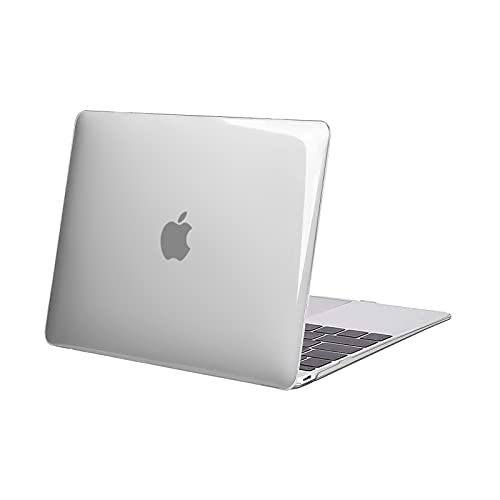 MOSISO Funda Dura Compatible con MacBook 12 Pulgadas Retina A1534 (Versión 2017/2016 / 2015), Ultra Delgado Carcasa Rígida Protector de Plástico Cubierta,Claro/Cristal