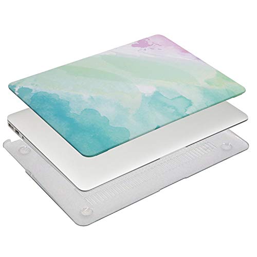 MOSISO Funda Dura Compatible con MacBook Air 13 Pulgadas (A1369 / A1466, Versión 2010-2017), Ultra Delgado Carcasa Rígida Protector de Patrón de Plástico Cubierta, Niebla del Arco Iris