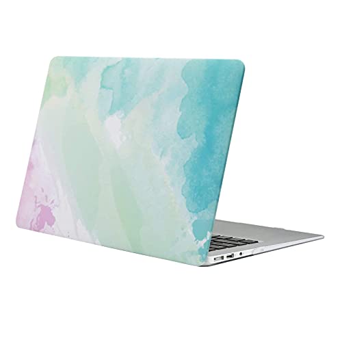 MOSISO Funda Dura Compatible con MacBook Air 13 Pulgadas (A1369 / A1466, Versión 2010-2017), Ultra Delgado Carcasa Rígida Protector de Patrón de Plástico Cubierta, Niebla del Arco Iris