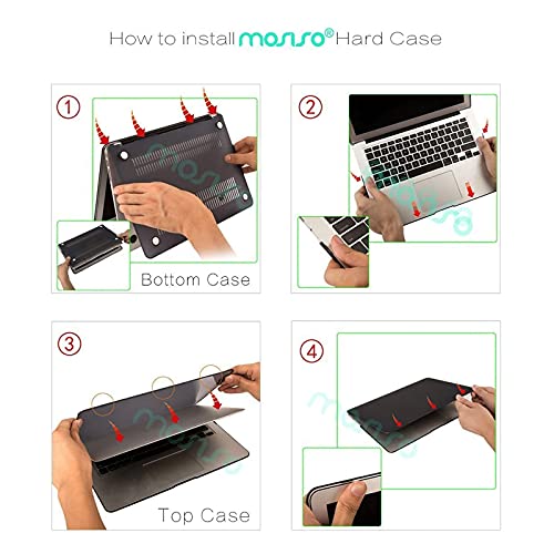 MOSISO Funda Dura Compatible con MacBook Air 13 Pulgadas (A1369 / A1466, Versión 2010-2017), Ultra Delgado Carcasa Rígida Protector de Plástico Cubierta, Cuarzo Rosa