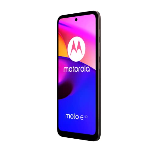 Motorola Moto e40 (Pantalla 6.5" MAX Vision HD+, cámara Triple 48MP, procesador Octa Core, batería 5000 mAH, Dual SIM, 4/64GB, Android 11), Rosa [Versión ES/PT]