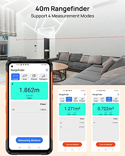 Movil Resistente, DOOGEE S97 Pro [2021] 8GB+128GB Movil Libre con Telémetro de 40m, 48MP Cámara Cuádruple, 8500mAh 33W IP68 IP69K Movil Todoterreno, 4G Teléfono Android 11 Helio G95 6.39 Inch, NFC