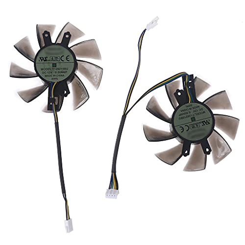 MSEKKO Ventilador de refrigeración P106 GA82S2H para Galax GTX1060 Enfriador de Ventilador para Tarjetas gráficas GeForce GTX 1060 OC KFA2 como reemplazo de Ventilador