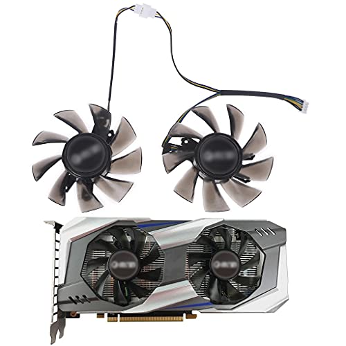 MSEKKO Ventilador de refrigeración P106 GA82S2H para Galax GTX1060 Enfriador de Ventilador para Tarjetas gráficas GeForce GTX 1060 OC KFA2 como reemplazo de Ventilador