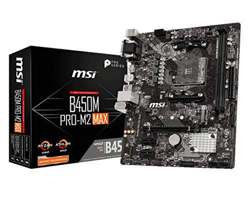 MSI B450M Pro-M2 MAX mATX Mainboard Sockel AM4 M.2/DVI/HDMI/VGA