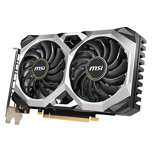 MSI Geforce GTX 1660 SUPER VENTUS XS OC - Tarjeta gráfica (6 GB GDDR6, 192 bit, Boost: 1815 MHz, DisplayPort x 3, HDMI 2.0b x 1)