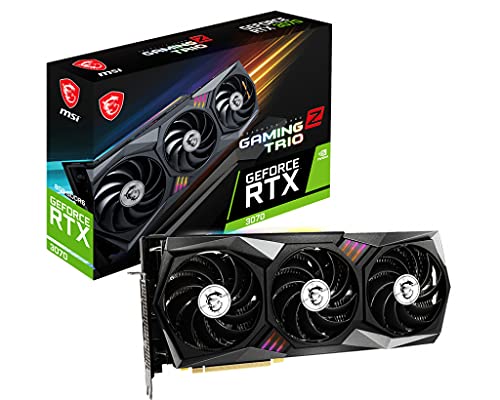 MSI GeForce RTX 3070 Gaming Z Trio 8G LHR - Tarjeta Grafica Gaming