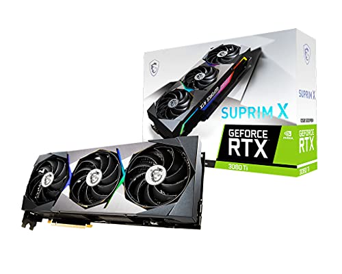 MSI GeForce RTX 3080 Ti SUPRIM X 12G NVIDIA 12 GB GDDR6X