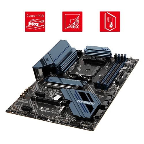 MSI mag X570S Torpedo MAX Gaming Motherboard ATX - Soporta procesadores AMD Ryzen 5000 Series, AM4 - Mystic Light, 60A VRM, DDR4 Boost (5100MHz/OC), 2 x PCIe 4.0 x16, 2 x M.2 Gen4 x4, 2.5G + 1G LAN