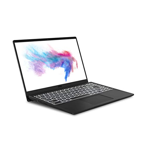 MSI Modern 14 B10MW-026XES - Ordenador portátil de 14" FullHD (Intel Core i7-10510U, 16GB RAM, 512GB SSD, UMA, sin sistema operativo) negro - Teclado QWERTY Español