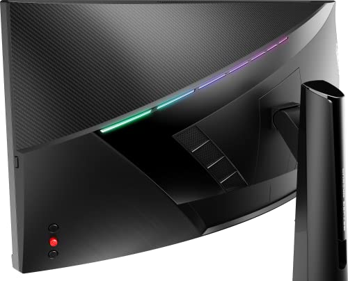 MSI MPG ARTYMIS 343CQR - Monitor Gaming Curvo UWQHD 34 Pulgadas (1000R, Panel VA 3440 x 1440, 165 Hz/1ms, FreeSync Premium, HDR 400, Mystic Light, Soporte Ajustable/VESA, Display Port 1.4 y HDMI 2.0)