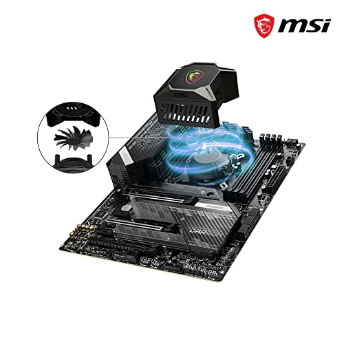 MSI MPG CORELIQUID K360 - Refrigeración Líquida AIO CPU, Radiador de 360, TORX FAN 3.0 en la Bomba de 60mm, Pantalla LCD 2.4", 3 x 120mm Ventiladores ARGB, Amplia compatibilidad Intel/AMD