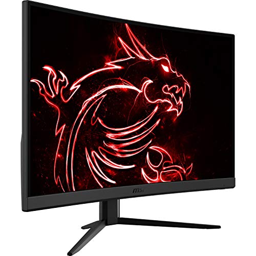 MSI Optix G27C4 - Monitor Gaming Curvo de 27" LED FullHD 165Hz (1920x1080p, ratio 16:9, Panel VA, pantalla curva 1500R, 1 ms respuesta, brillo 250 nits, Anti-glare, NTSC 0.85 y SRGB 1.15) negro